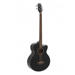 DIMAVERY AB-455 Acoustic Bass, 5-string, schwarz